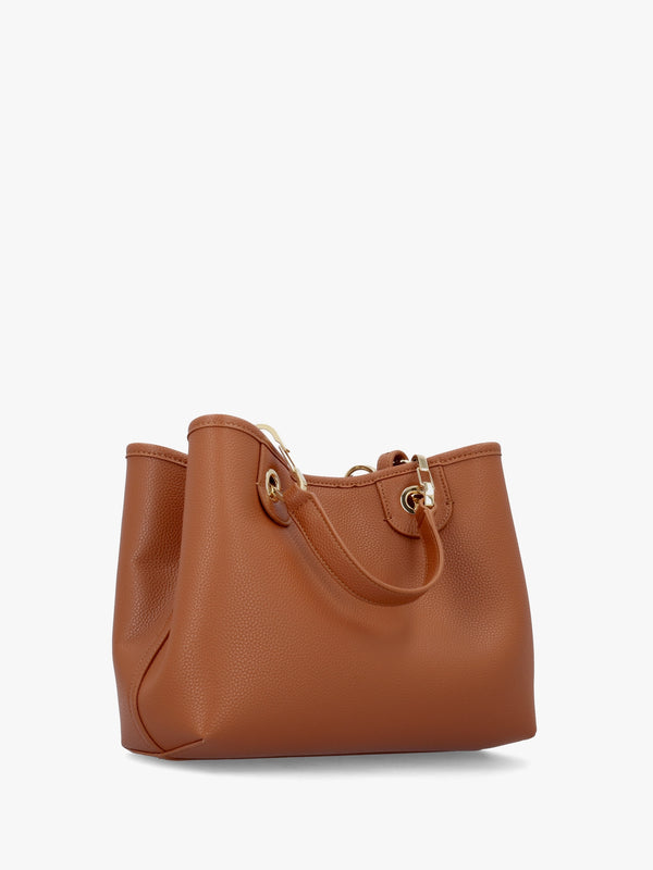 Myea Cuoio Rosso Shopper Bag With Pouch