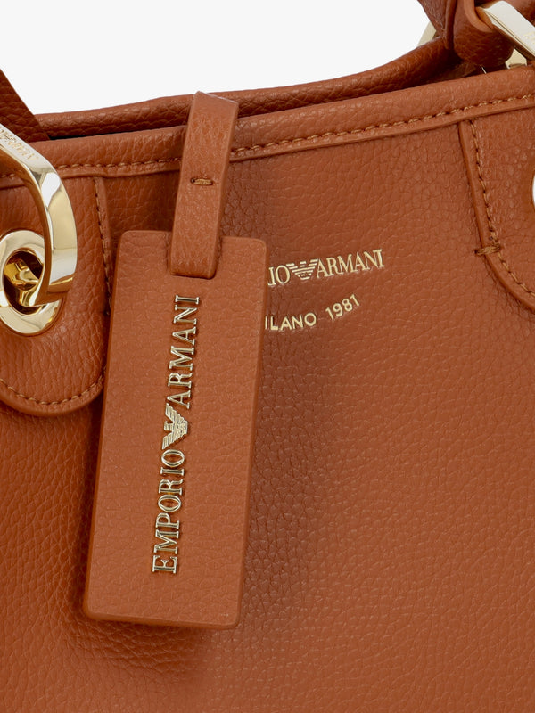 Myea Cuoio Rosso Shopper Bag With Pouch