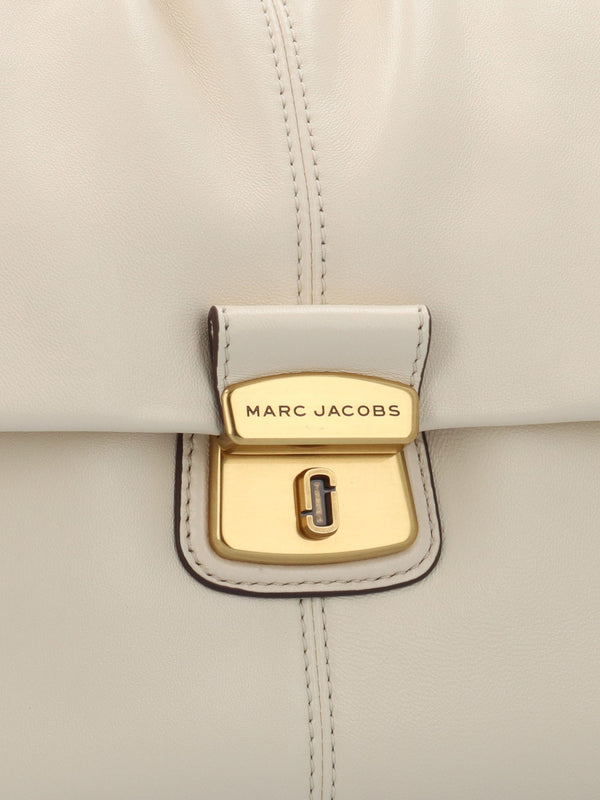 The Cristina Ivory Leather Messenger Bag