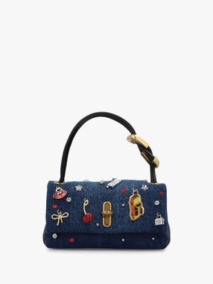The Trinket Charm Denim Mini Dual Bag