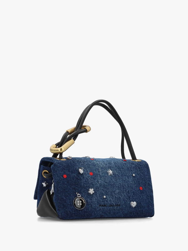 The Trinket Charm Denim Mini Dual Bag
