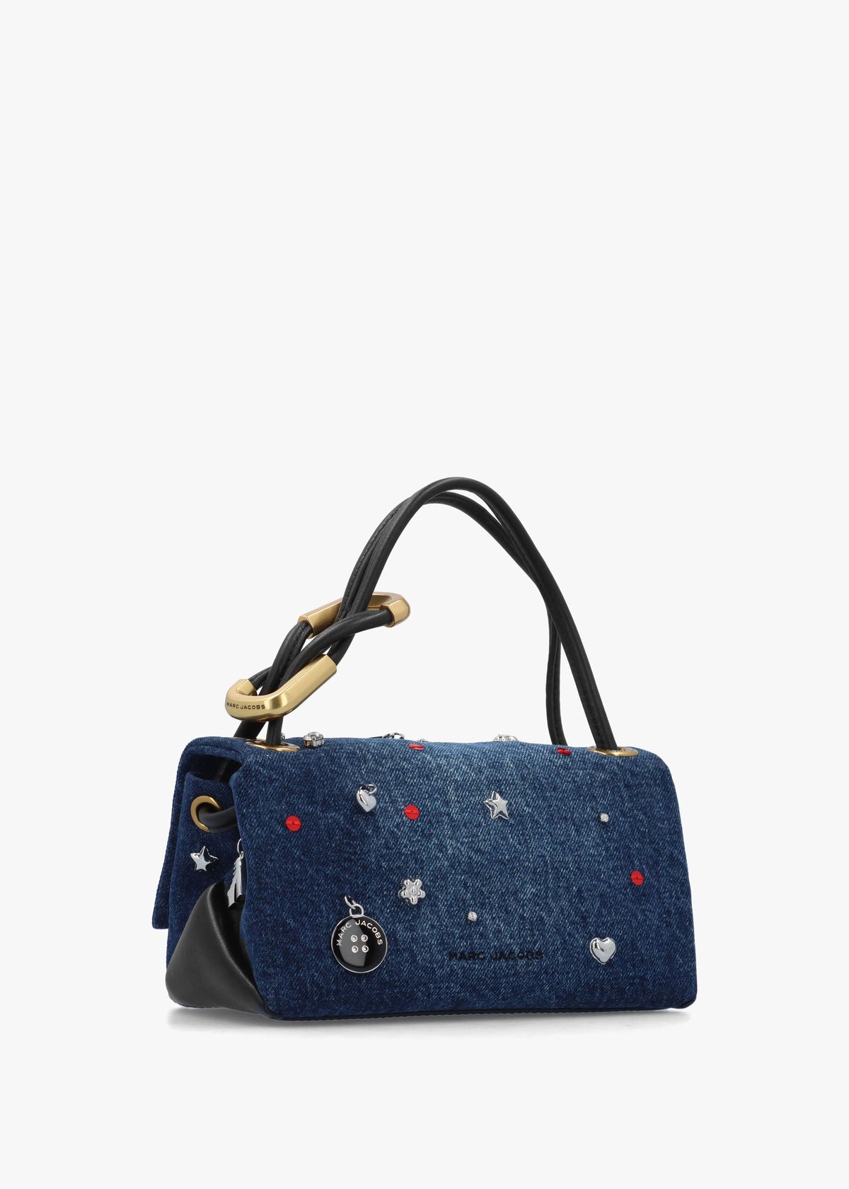 The Trinket Charm Denim Mini Dual Bag