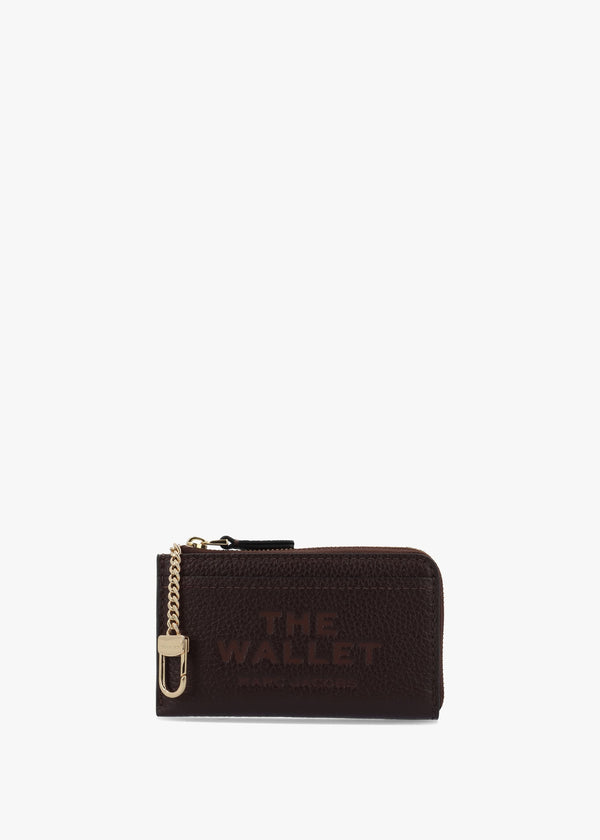 The Leather Top Zip Ganache Multi Wallet
