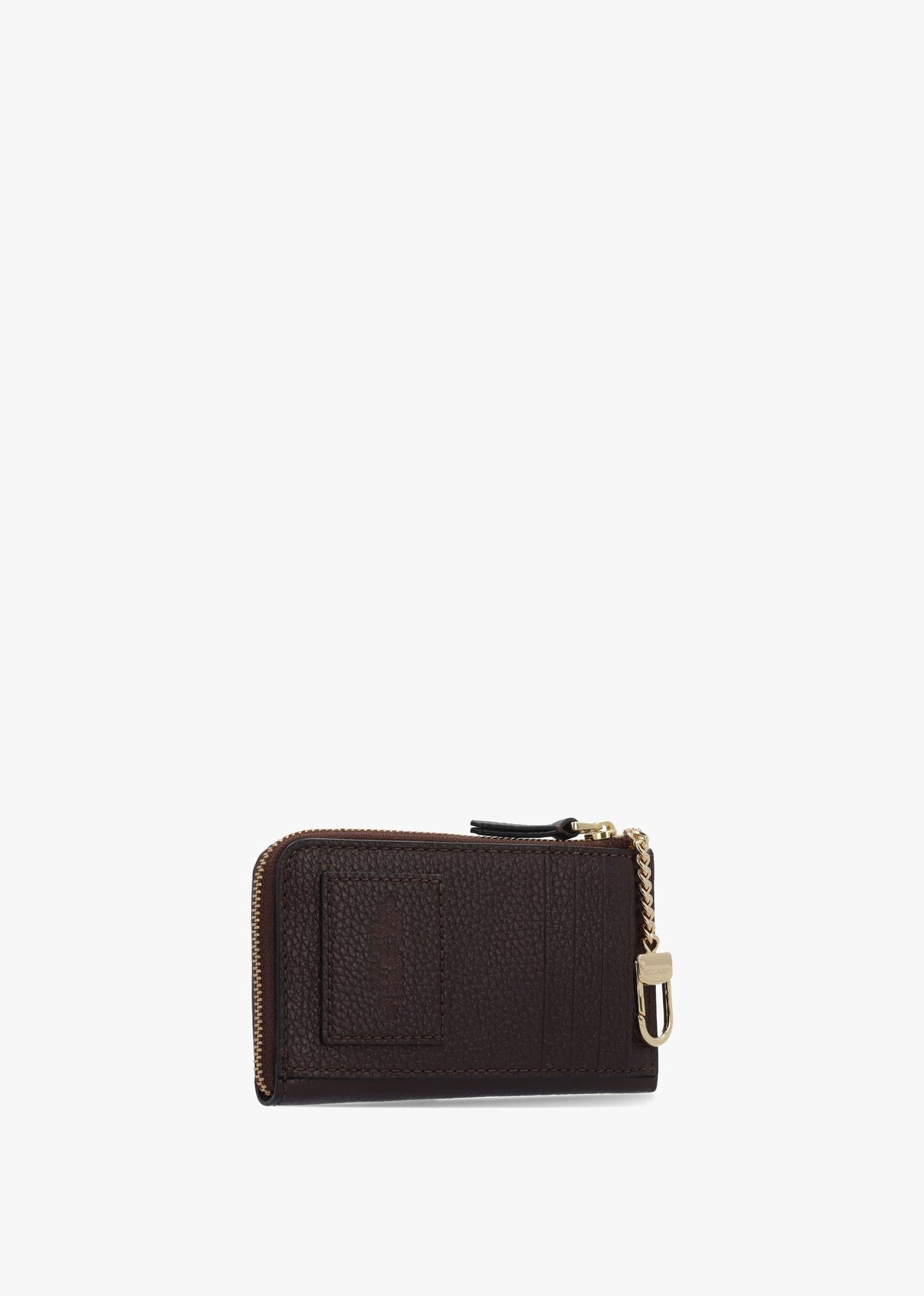The Leather Top Zip Ganache Multi Wallet