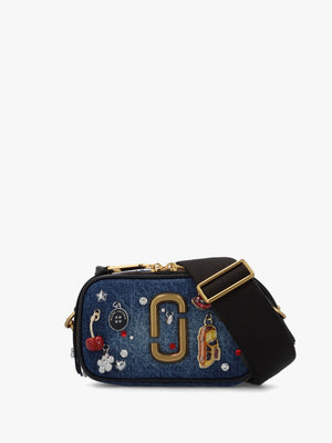 The Trinket Charm Denim Snapshot Camera Bag