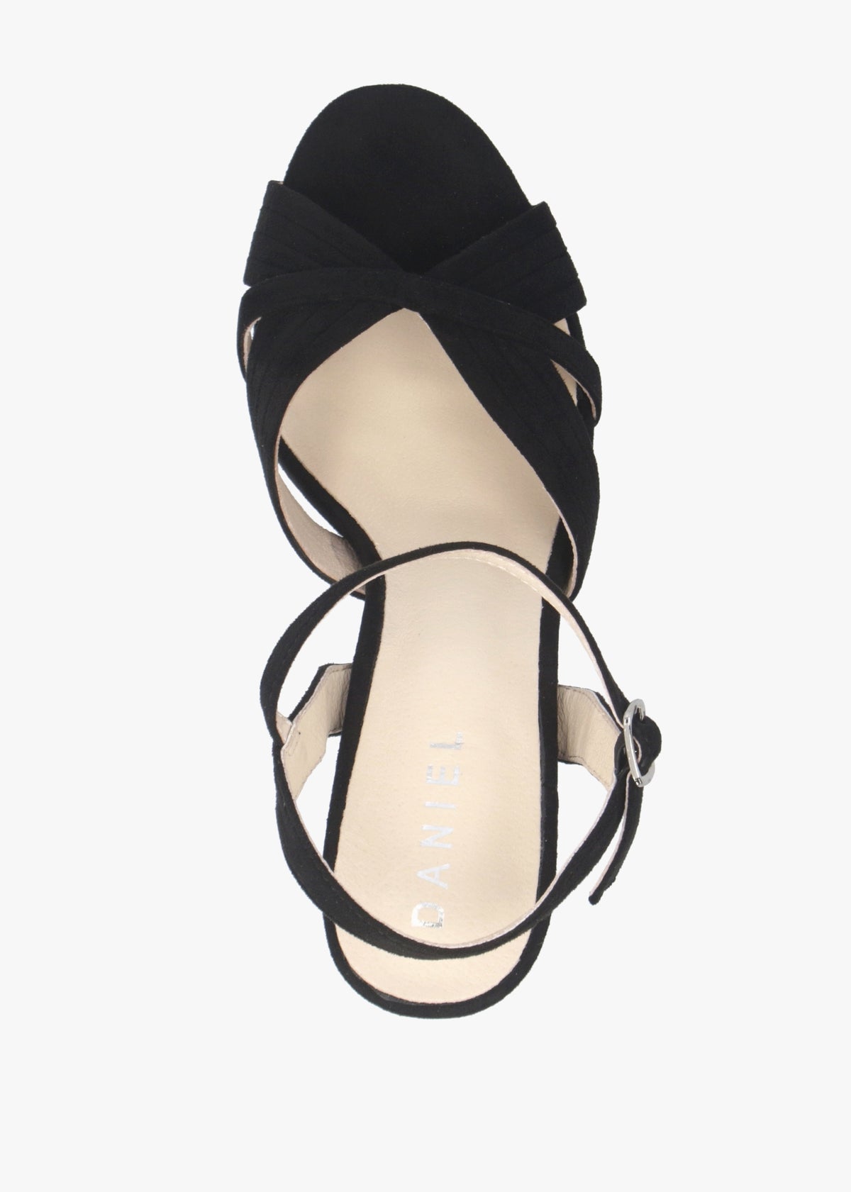 Avery Black Platform Heeled Sandals