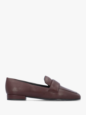 Burgundy Leather Loafers