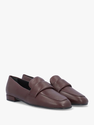 Burgundy Leather Loafers