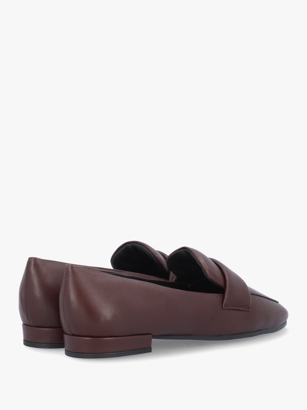 Burgundy Leather Loafers