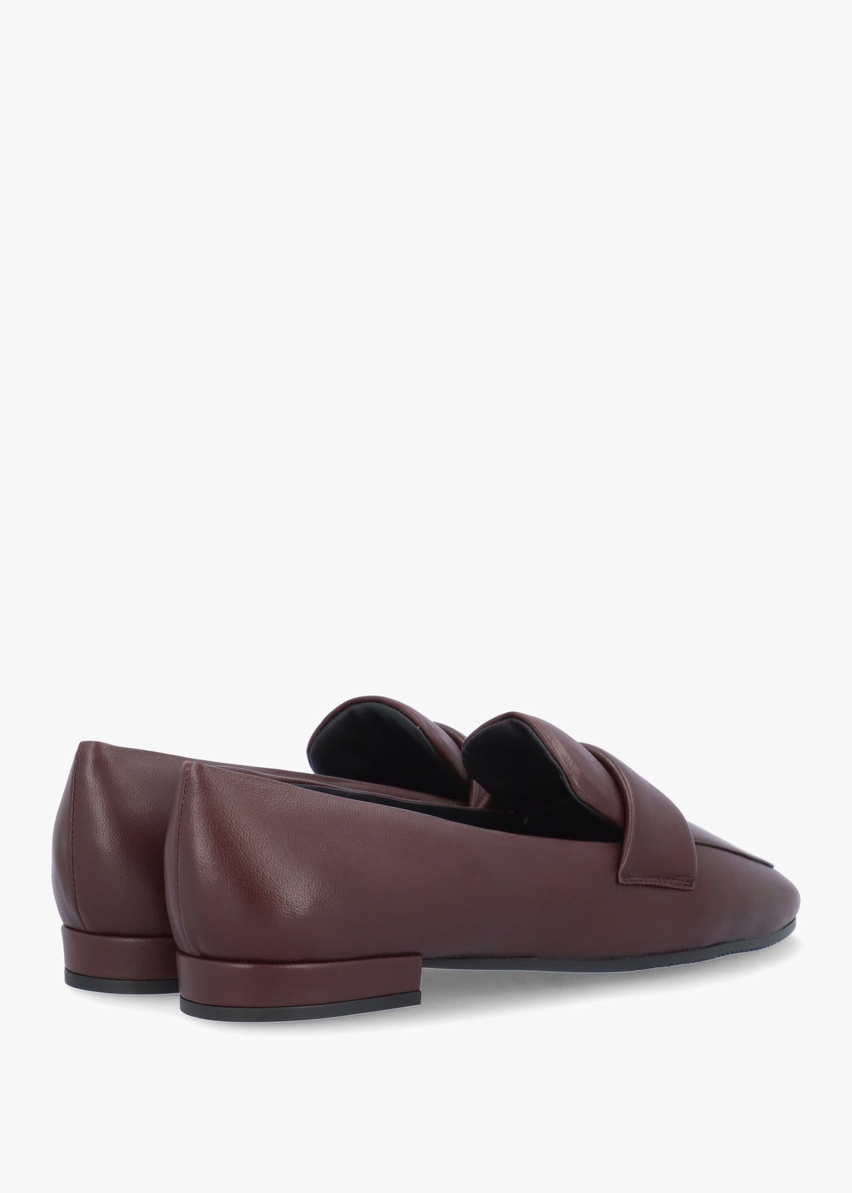 Burgundy Leather Loafers