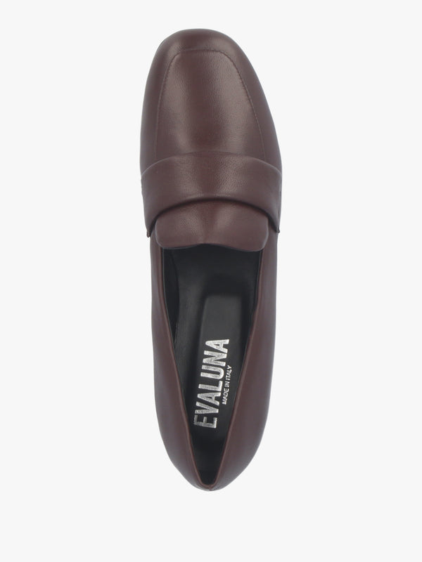 Burgundy Leather Loafers