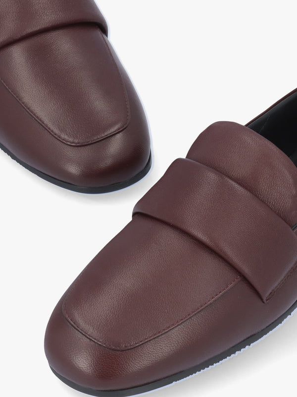 Burgundy Leather Loafers