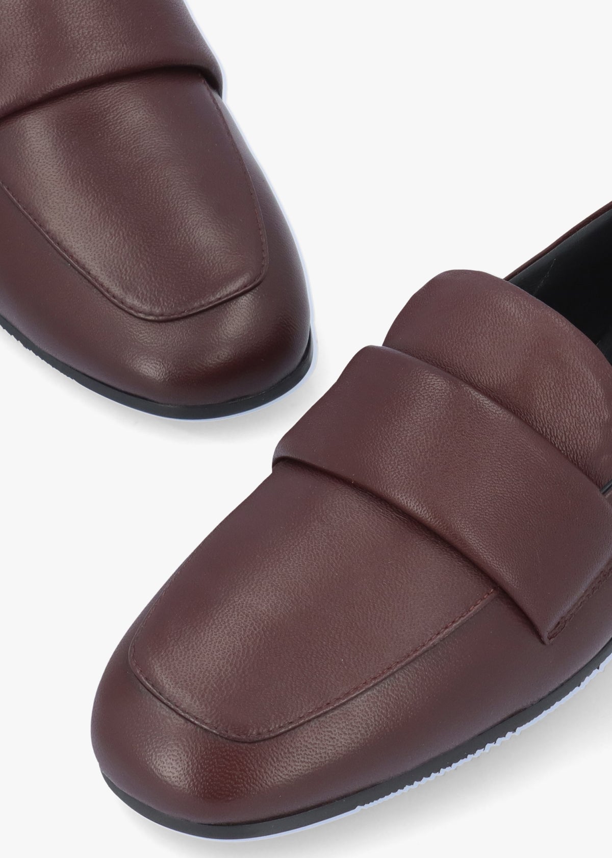 Burgundy Leather Loafers