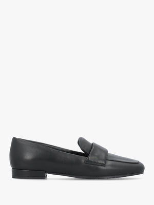 Black Leather Loafers