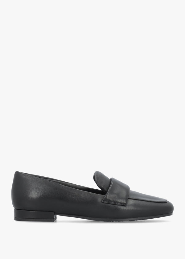 Black Leather Loafers