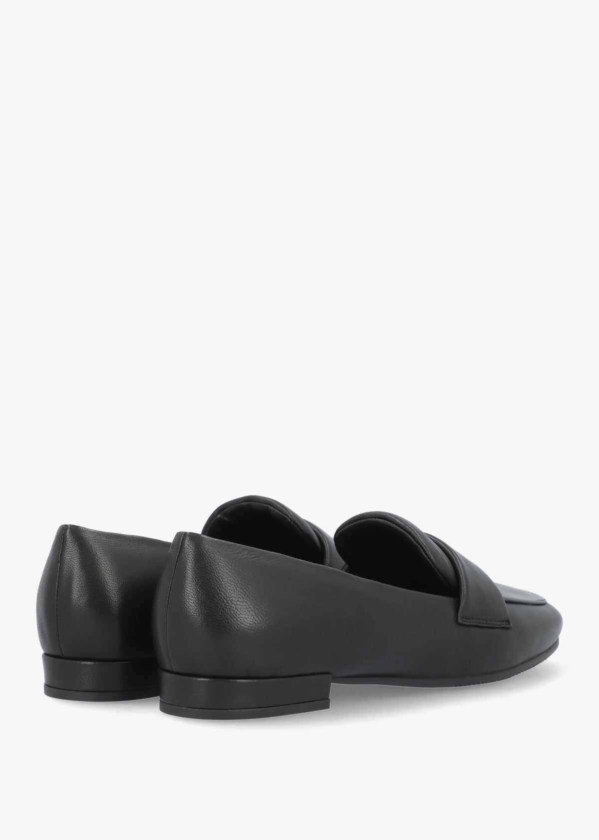 Black Leather Loafers