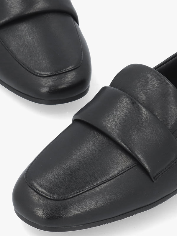 Black Leather Loafers