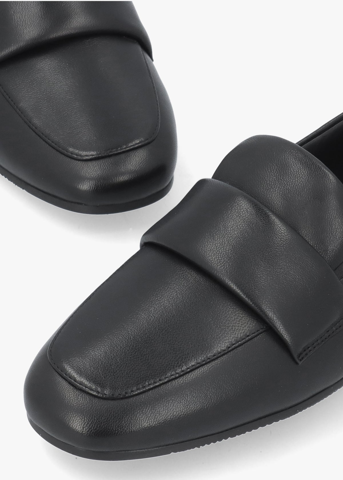 Black Leather Loafers