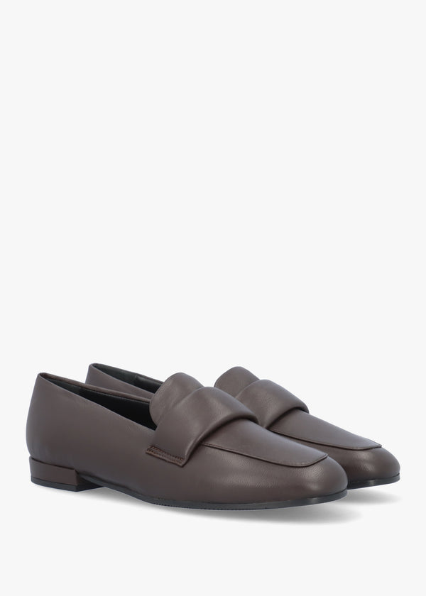 Brown Leather Loafers