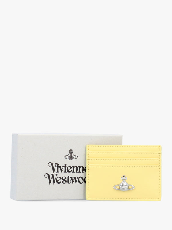 Pastel Yellow Flat Card Holder