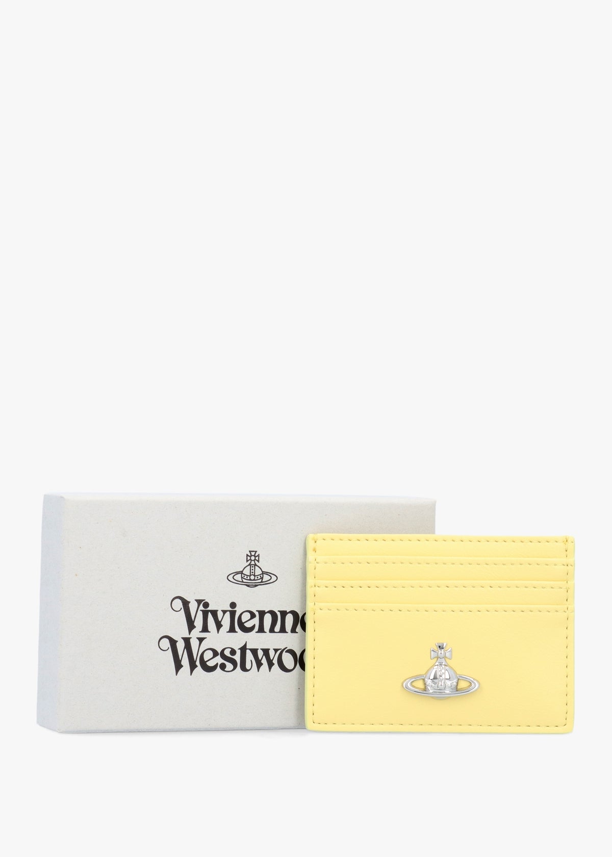 Pastel Yellow Flat Card Holder
