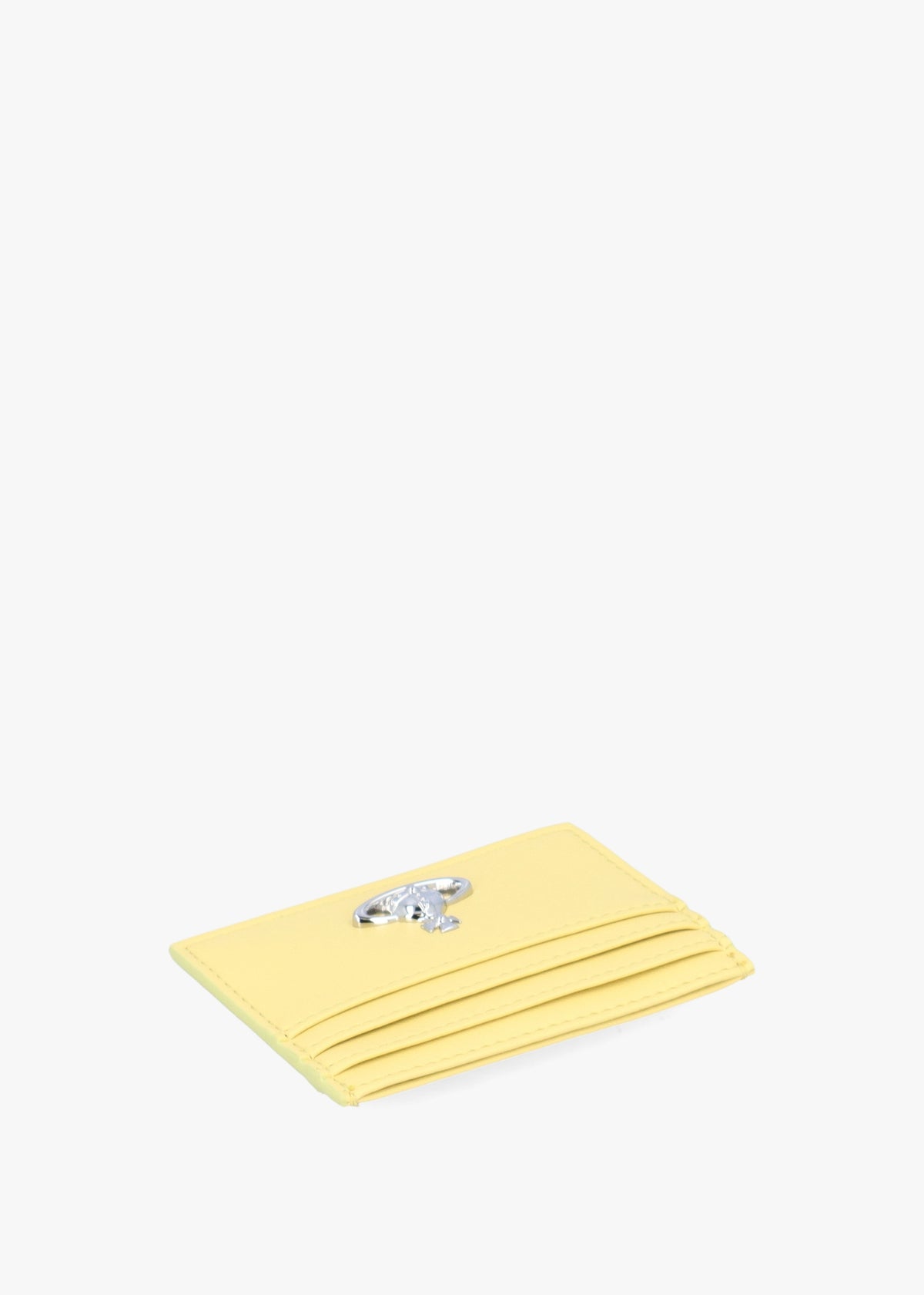 Pastel Yellow Flat Card Holder