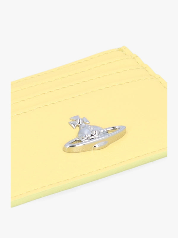 Pastel Yellow Flat Card Holder