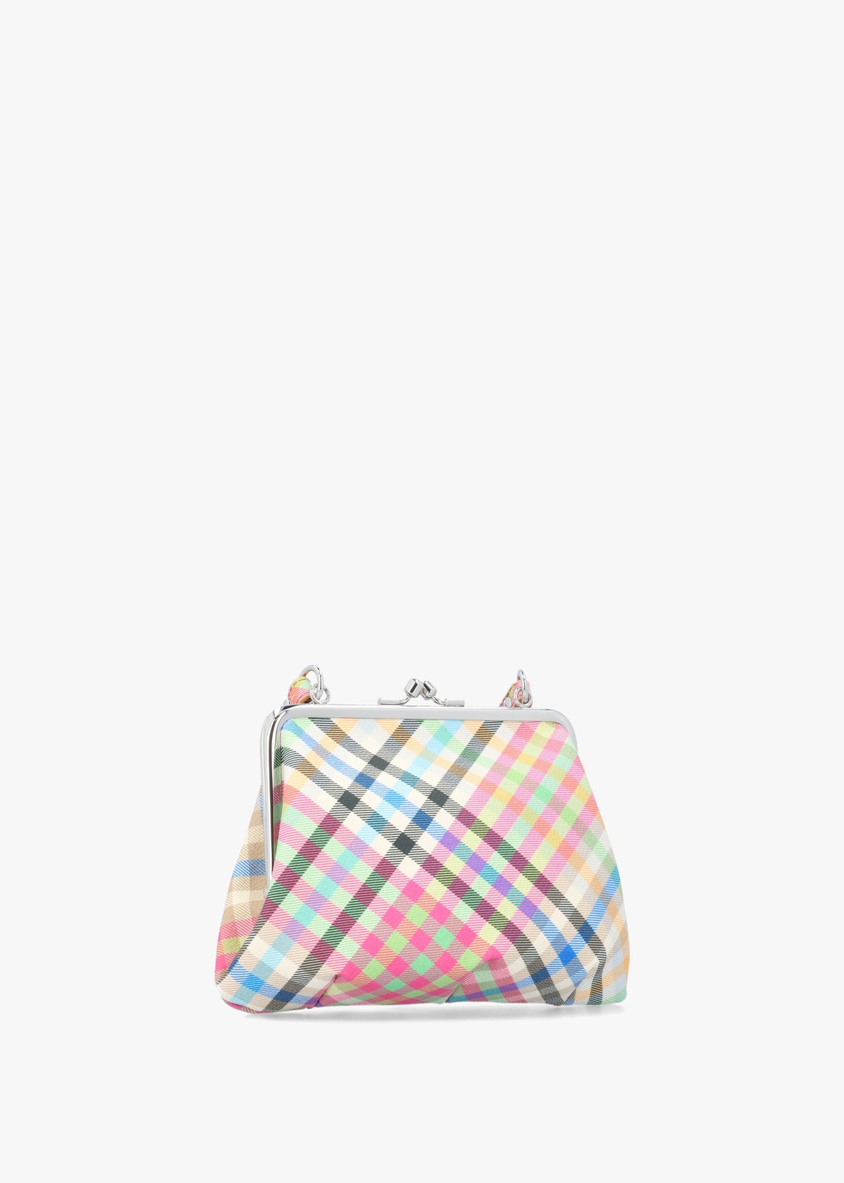 Granny Frame Heather Plaid Purse