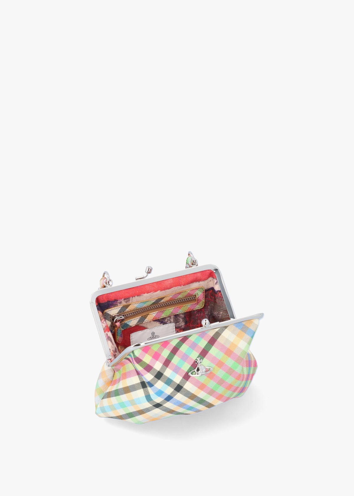 Granny Frame Heather Plaid Purse