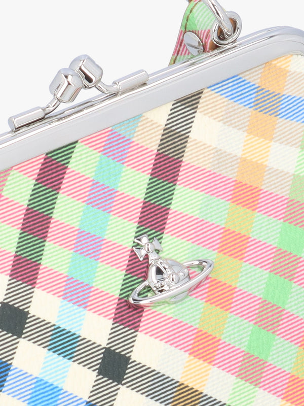 Granny Frame Heather Plaid Purse