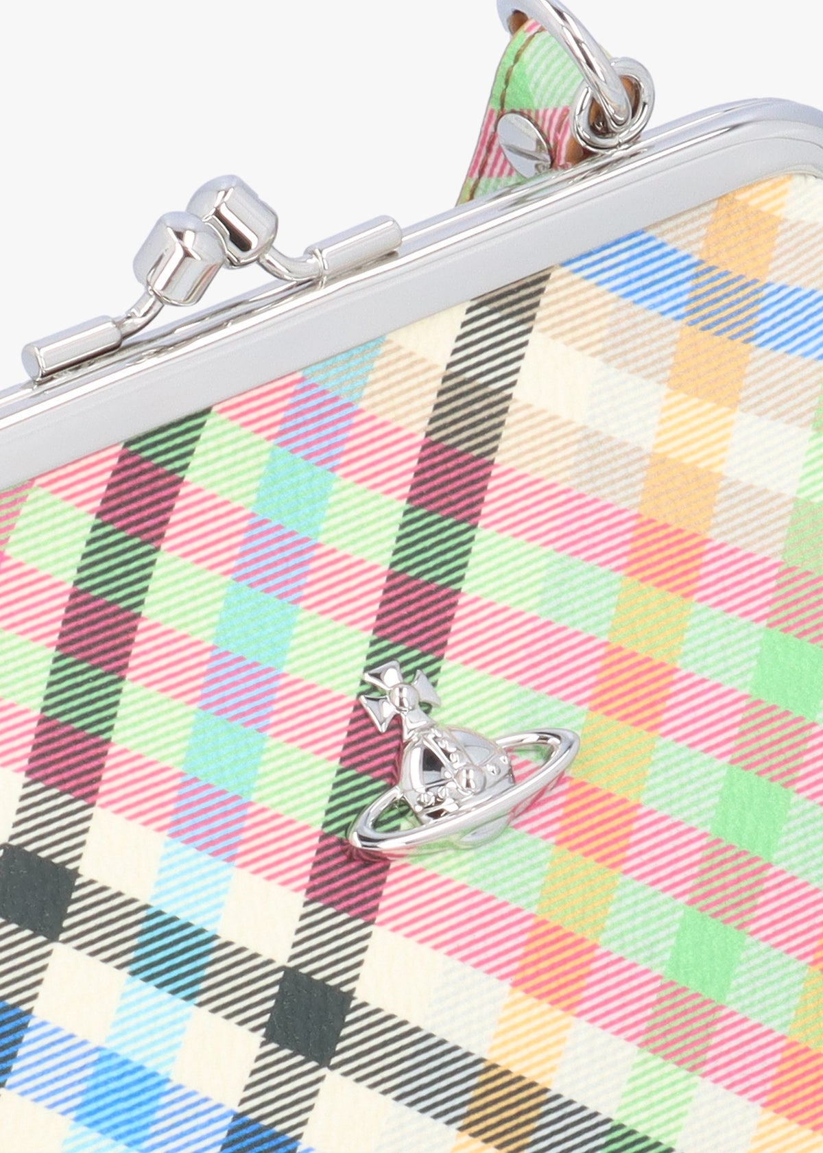 Granny Frame Heather Plaid Purse