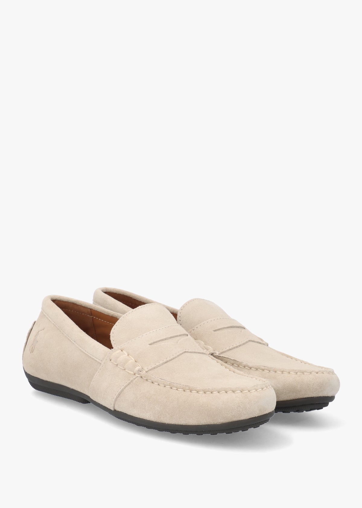 Men’s Reynold Beige Suede Driver Shoes