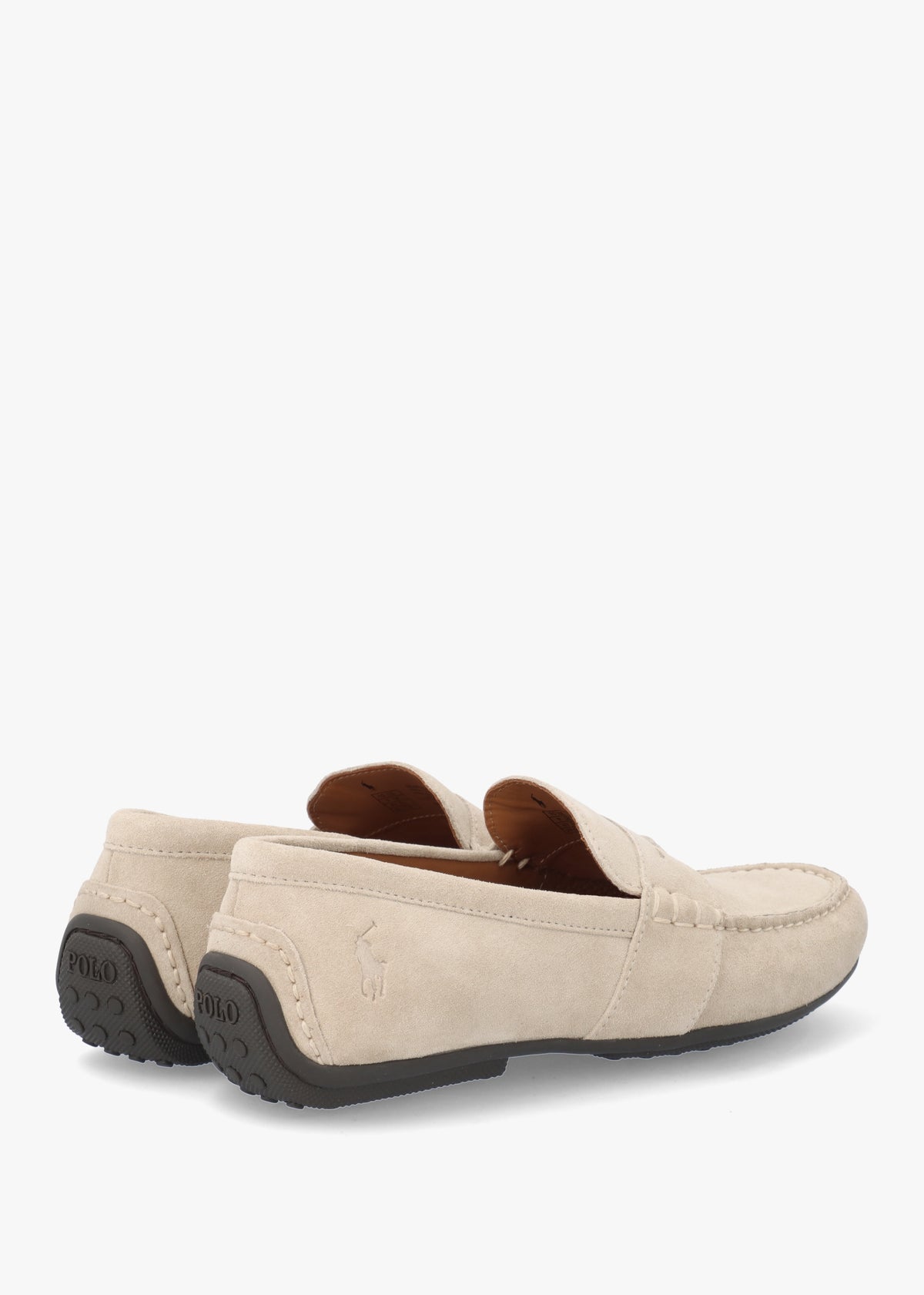 Men’s Reynold Beige Suede Driver Shoes