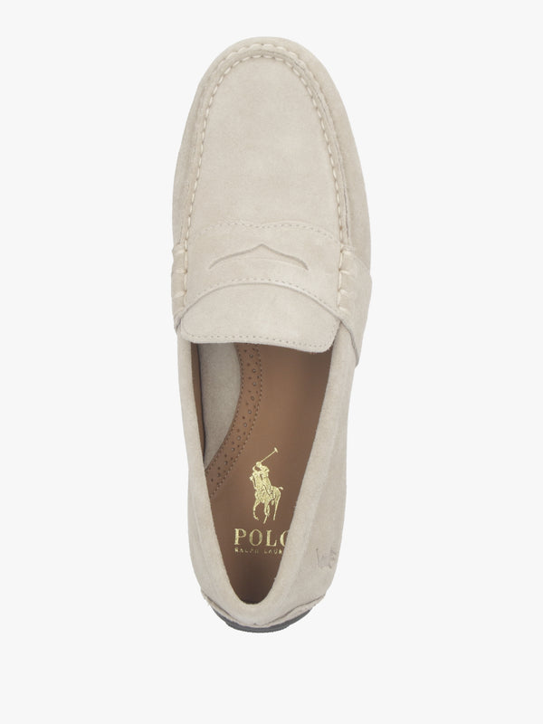 Men’s Reynold Beige Suede Driver Shoes