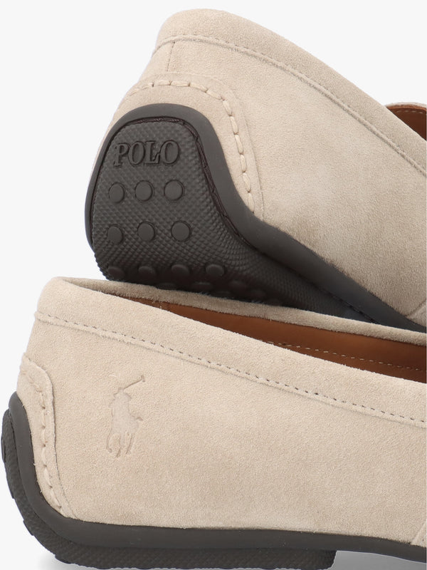 Men’s Reynold Beige Suede Driver Shoes
