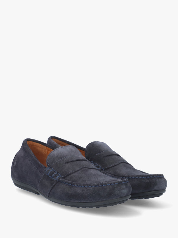 Men’s Reynold Navy Suede Driver Shoes