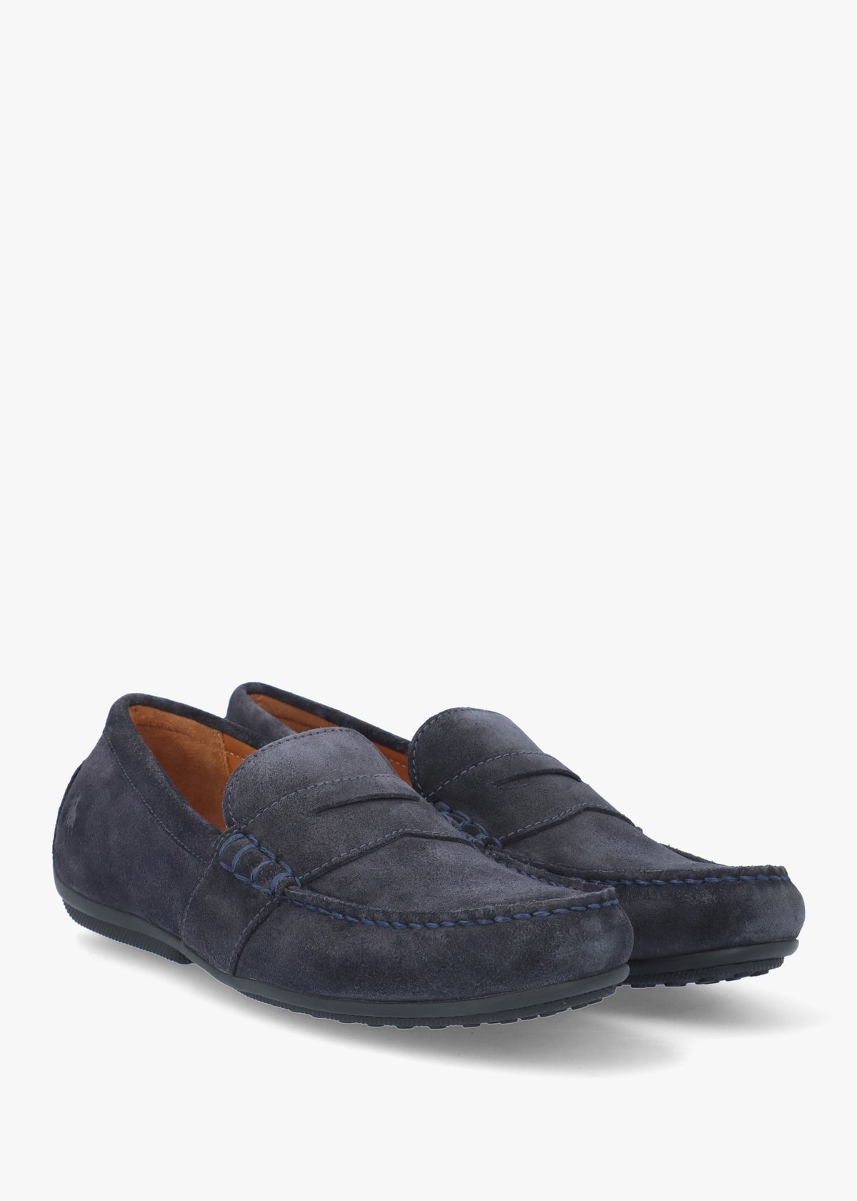 Men’s Reynold Navy Suede Driver Shoes