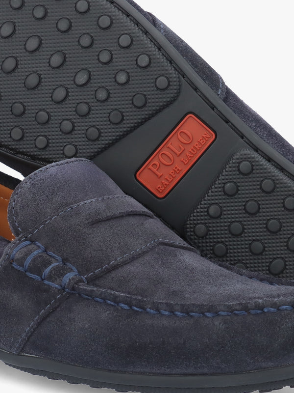 Men’s Reynold Navy Suede Driver Shoes