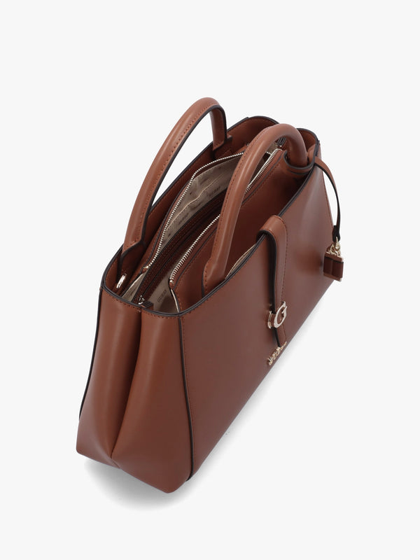 Carrie Girlfriend Cognac Satchel Bag