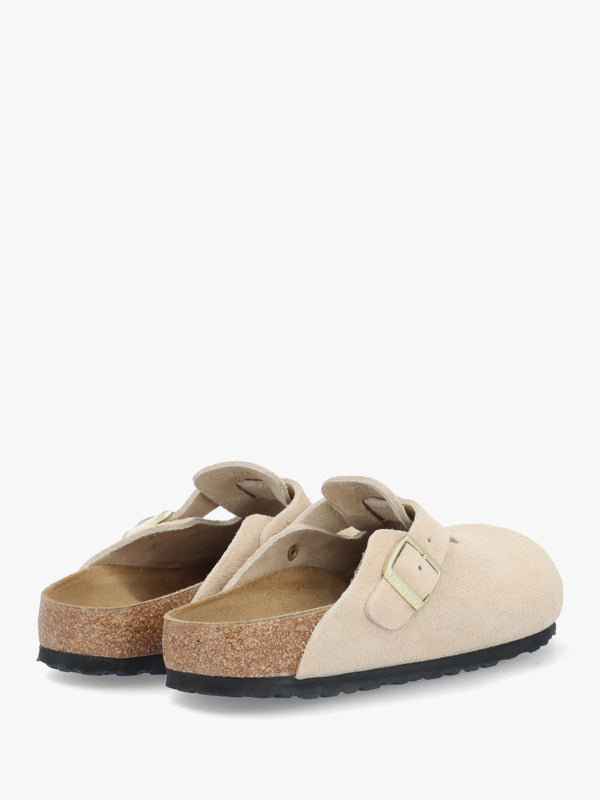 Boston Sandcastle Suede Clogs