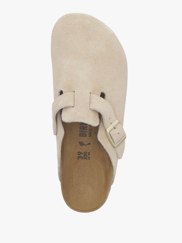 Boston Sandcastle Suede Clogs