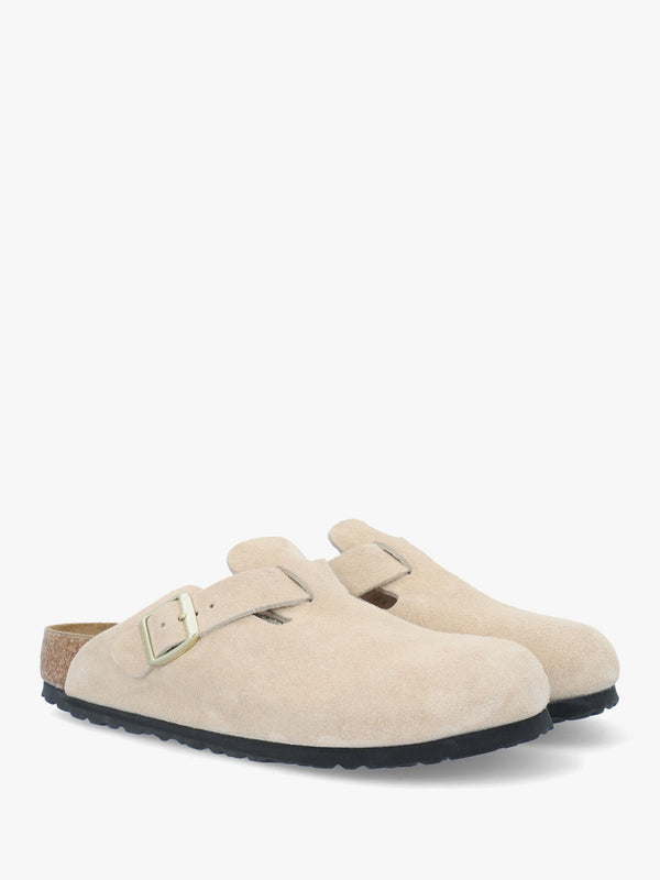 Boston Sandcastle Suede Clogs
