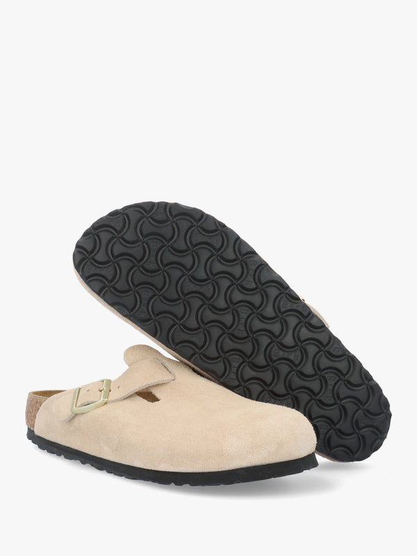 Boston Sandcastle Suede Clogs