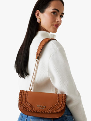 Tatum Convertible Caramel Cross-Body Bag