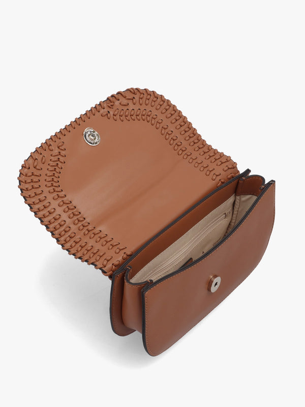 Tatum Convertible Caramel Cross-Body Bag