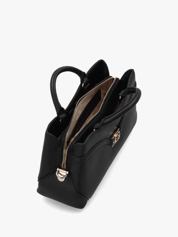 Dea Girlfriend Black Satchel Bag