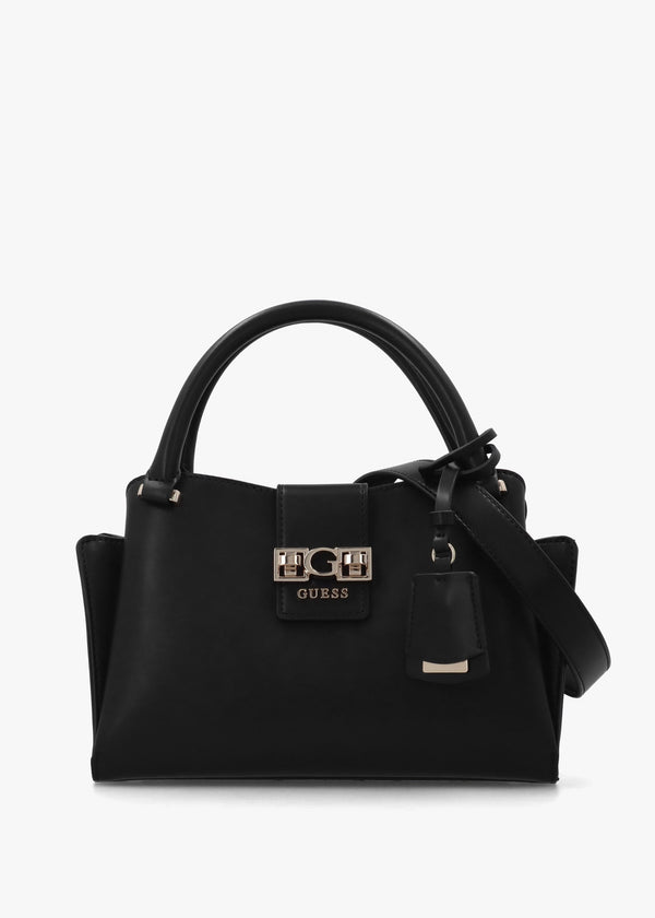 Jane Small Black Satchel Bag