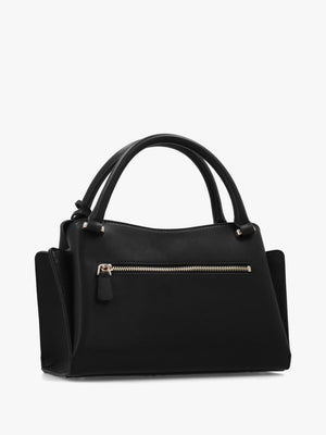 Jane Small Black Satchel Bag