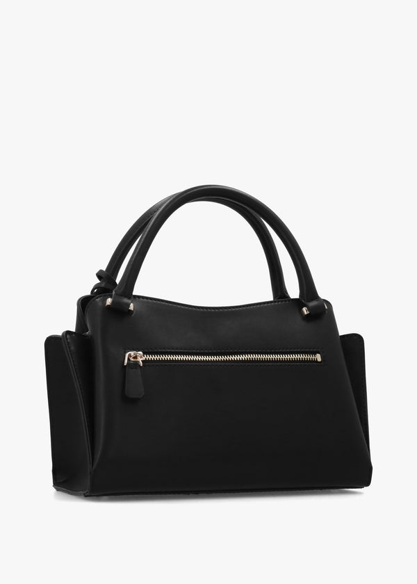Jane Small Black Satchel Bag