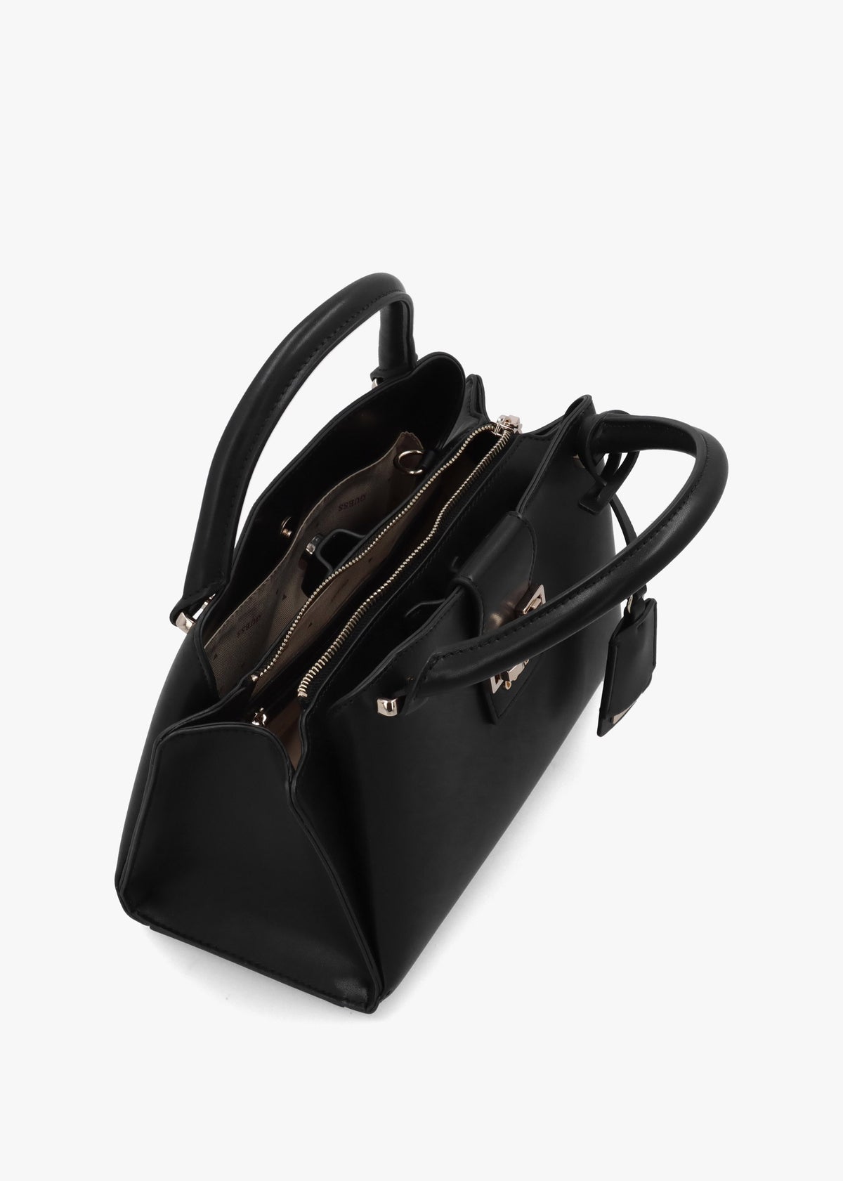 Jane Small Black Satchel Bag